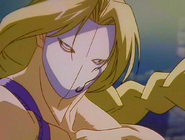 Vega in Street Fighter Alpha: The Animation.