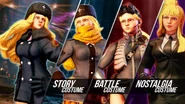 Kolin's costume options.