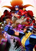 Marvel vs Capcom E3 poster by Shinkiro.