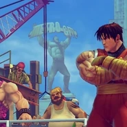 SSF4 Haggar's Cameo.jpg (58 KB) A Haggar statue in SSFIV's stage, Skyscraper Under Construction