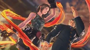 Akira's Victory Pose in Street Fighter V.