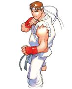 Ryu from Street Fighter Alpha 2
