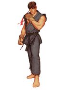 Evil Ryu in SNK Groove in Capcom vs. SNK: Millennium Fight 2000