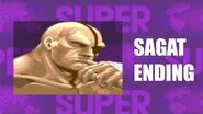 Super Street Fighter II Turbo - Sagat Ending