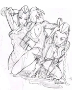 Cammy, Juli and Juni art.