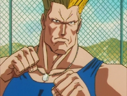 Guile in Street Fighter II V