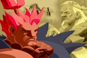 Akuma in his Street Fighter Alpha ending.