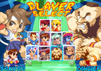 Gem Fighter character select screen