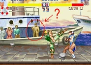 Q supposedly in Street Fighter 2