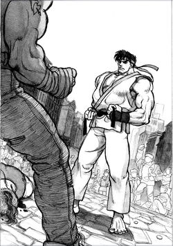 Ryu artwork #3, Street Fighter Alpha