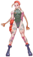 Cammy artwork for Super Street Fighter II.