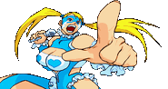 Street Fighter Alpha 3, retrato de victoria.