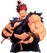 Akuma, as he appears in Street Fighter II: The Animated Movie.