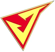 Justice High School's emblem.