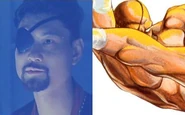 Thai King as Sagat in Future Cops.