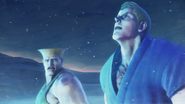 Street Fighter X Tekken: Guile and Abel's ending.