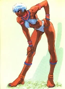 Street Fighter III: New Generation: art by Kinu Nishimura.