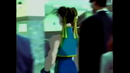 Chun-Li in Sakura's Street Fighter Alpha 2 commercial.
