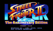 Hyper Street Fighter II The Anniversary Edition - title screen