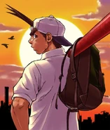 Sho sunset.jpg (68 KB) Another image of Shoma in Rival Schools: United by Fate.