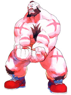 zangief (street fighter and 1 more) drawn by nesskain