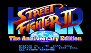 Główne menu Hyper Street Fighter II - The Anniversary Edition