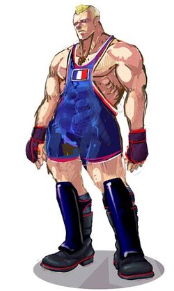 Concept artwork for Blanka's new alternative costume in Super Street  Fighter 4