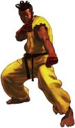 Character artwork in Street Fighter III: 3rd Strike.