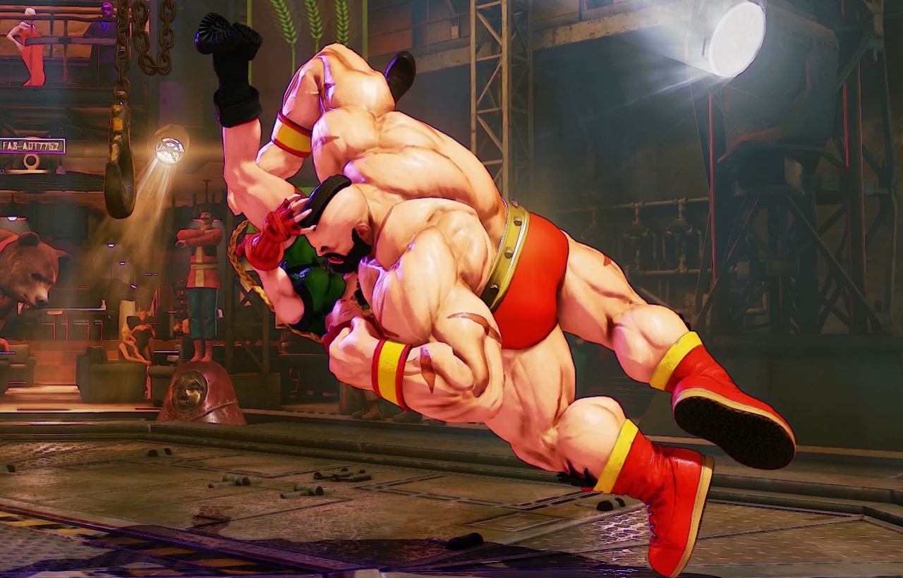 Zangief pulls a 'Magneto' via a glitched interaction that causes Juri to  slide towards him during Street Fighter 6 clip