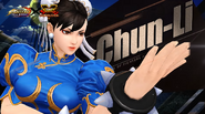 Chun-Li's intro in The King of Fighters All Star