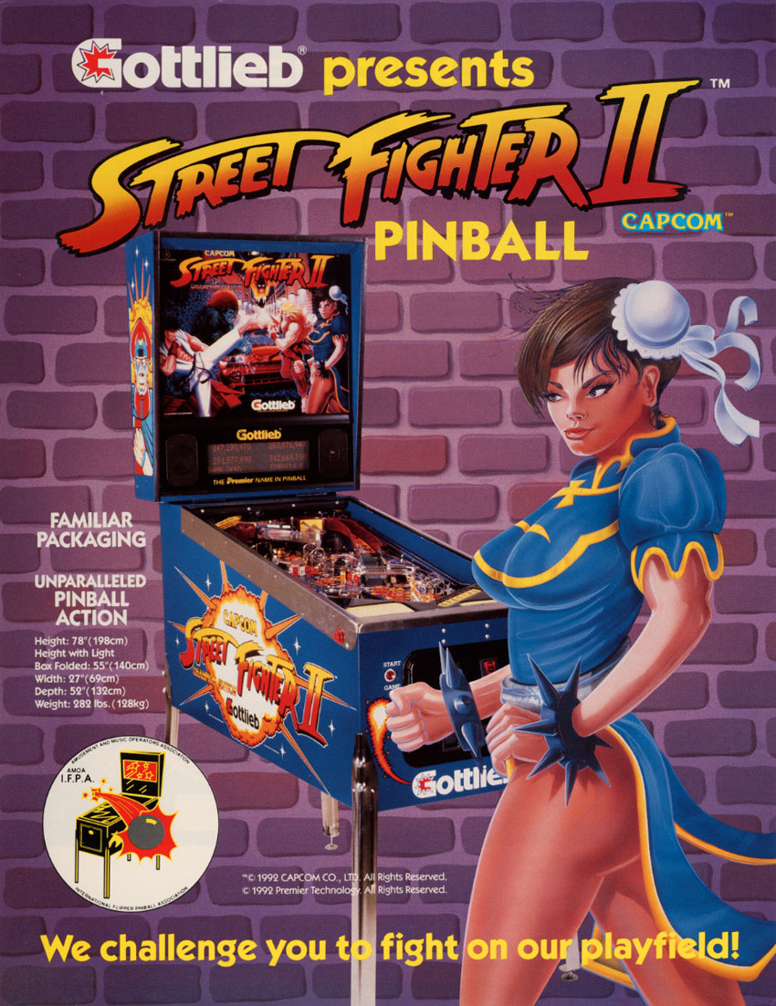 street fighter 2 pinball