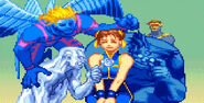 Chun-Li's (Alpha) ending in X-Men vs. Street Fighter