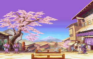 Escenario de Ryu en Street Fighter III: New Generation