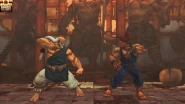 Gouken using Jouden Sokutogeri in Ultra Street Fighter IV's OMEGA Mode.