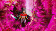 Gif animation of Kimberly using Bushin Beats against Cammy in Street Fighter 6.