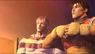 Cody and Guy watching the Ship blow up in the SFxTK animation