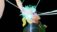 Ibuki releasing her Ki into her opponent's skull.