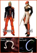 Remy and Iori comparison.