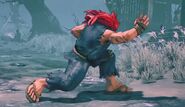 Akuma's Zugaihasatsu in Street Fighter V.