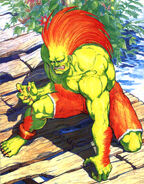 Illustration from Street Fighter II