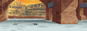 Escenario de Rose en Street Fighter Alpha.