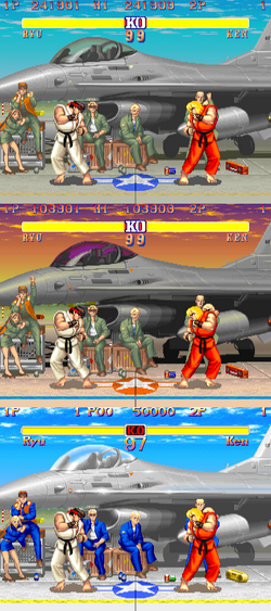 Street Fighter II comparison
