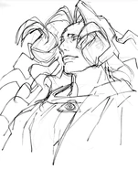 Street Fighter III: New Generation: Concept art.