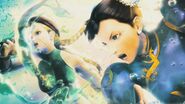 Cammy and Chun-Li in the opening cinematic