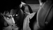 Super Street Fighter IV: PachiSlot Edition: Ryu fighting Seth.