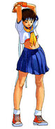 Sakura from Street Fighter EX3