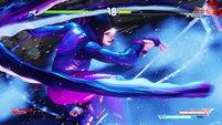 Juri while performing her critical art.