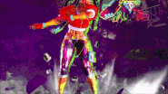 Gif animation of Kimberly using Bushin Scramble against Cammy in Street Fighter 6.