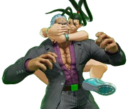 Ibuki back throwing in SFV.