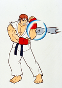 Ryu sprite concept: Block.